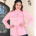 Parka Jeans Color Rosa