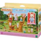 Parquinho nas arvores do bebe sylvanian families - epoch magia