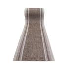 Passadeira Trilho 2,5M Sisal Geometrico Nature Moldura 250Cm