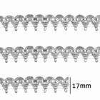 Passamanaria Metalizada Luli 17mm 8139 Peca com 10 Metros