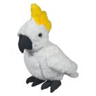 Passaro Ave De Pelúcia Cacatua 30Cms - Tuka Toy