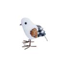 Pássaro Branco 13cm