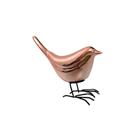 Pássaro Decorativo Zogu Argila DEF01156 Rosê - Wincy