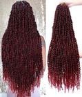 Passion Twist Hair Flagship PreTwisted 30 cm Borgonha, 6 pacotes