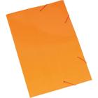 Pasta ABA Elastica Papel Oficio Laranja - Polycart