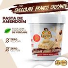Pasta Amendoim Integral La Ganexa Chocolate Branco Crocante 1kg Zero Açucar Zero Glúten