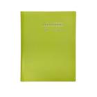 Pasta Catálogo A4 com 30 Folhas Clearbook Yes Verde Abacate Universitário Colegial para Arquivar Documentos