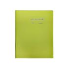 Pasta Catálogo A4 com 50 Folhas Clearbook Yes Verde Abacate Universitário Colegial para Arquivar Documentos