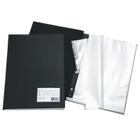 Pasta catálogo com visor 192 Preto 100 envelopes plast Dac