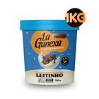 Pasta de Amendoim Integral Gourmet (1,05kg) - Sabor: Leitinho c/ Whey Protein - La Ganexa