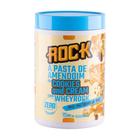 Pasta de Amendoim Whey Rock (1kg) - Sabor: Cookies and Cream c/ Whey Rock.