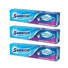 Pasta De Dente Sorriso Tripla Limpeza Completa 70G Kit 3