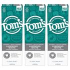 Pasta de dente Tom's of Maine Natural Luminous White, 120 ml, pacote com 3