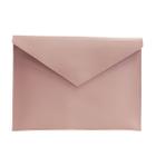 Pasta Envelope Em material sintético Rosa Para Documentos Tablet iPad