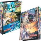 Pasta Fichário Álbum Capa Dura 4 Argolas Pokémon Escarlate e Violeta Evoluções em Paldea