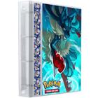 Pasta Fichário Álbum Cristal Cartas Cards Pokémon Com 30 Folhas 9 Bolsos 4 Argolas