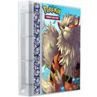 Pasta Fichário Álbum Cristal Cartas Cards Pokémon Com 30 Folhas 9 Bolsos 4 Argolas