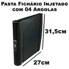 Pasta Fichário Injetado com 04 Argolas