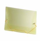 Pasta plastica aba elastico 1/2 a01b fina amarelo / 10un / plascony