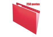 Pasta Suspensa Pendaflex Essentials Vermelho H.Metal 250 Unid 81628