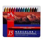 Pastel Oleoso Caran D'Ache Neocolor I Com 15 Cores