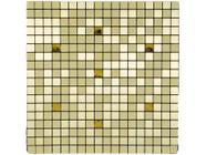Pastilha Adesiva Mia Mosaic 30x30cm Dourado