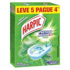 Pastilha Adesiva Pinho 2 em 1 com 5 Unidades - Harpic