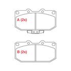 Pastilha de Freio Ceramica Dianteira SUBARU Impreza WRX 2002 a 2006