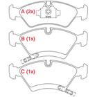 Pastilha de Freio Chevrolet Meriva 2002 a 2012 WILLTEC PW114