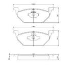Pastilha de freio dianteira a1 a3 bora fabia fox gol golf l - COBREQ