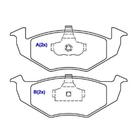 Pastilha de freio dianteira Orelha Pequena e Grande Fox Golf Gol Passat Polo Saveiro Voyage 1988 a 2022 SYL S1418