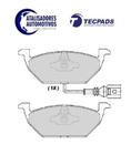 Pastilha de Freio Dianteiro VOLKSWAGEN Golf 1.6/ Golf 2.0 (Brasil)/ Polo 1.0 16V (aro 14)/ Polo 1.6 2002 2003 2004 2005 2006 2007 - TEC5281A1 (SYL105