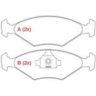 Pastilha de Freio Effa Motors Ulc Picape 2007 a 2015 WILLTEC