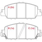 Pastilha de Freio Honda Accord 2013 a 2024 WILLTEC FP237