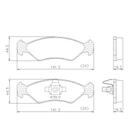 Pastilha de Freio Ma2770 Fiesta 09/18 Ka 1.0 07/14 Dianteira