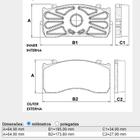 Pastilha de freio MB Accelo 815 915 1016 1316 PD533 - Frasle