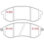 Pastilha de Freio Mitsubishi Pajero 2006 a 2011 WILLTEC