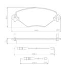 Pastilha de Freio NA40110 C5 1.8 2.0 16V 01/ Mondeo 02/ Dianteira 