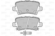 Pastilha de Freio NA45060 Civic 06/ Traseira - LITTON