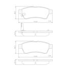 Pastilha de Freio NA46000 Frontier Sel 08/ X-Terra 2.8 05/08 Traseira