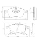 Pastilha de Freio TK784 Astra 09/11 Vectra 09/12 Zafira 04/12 Meriva 05/12 Dianteira