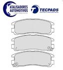 Pastilha de Freio Traseira MITSUBISHI Galant 1.8/2.0/2.4/2.5 1992 1993 1994 1995 1996 1997 1998 1999. Space Wagon 2.0I 16V GLX 1992 1993 1994 1995 199 - Tecpads