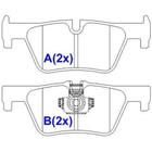 Pastilha de Freio Traseiro Bmw Serie 1 2008 a 2016 SYL 2066C