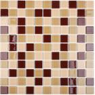 PASTILHA DE VIDRO- MIX2514 -MISC CRISTAL BEGE 30x30cm