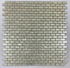 Pastilha de Vidro Telada Fensis Dourado 30x30 Glass Mosaic