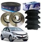 Pastilha E Disco Freio Hyundai HB20 1.0 12v 2012 2013 2014 2015 2016 2017 2018 2019 2020....