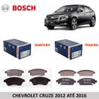 Pastilha freio dianteir / traseir bosch chevrolet cruze 2014