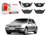 Pastilha freio dianteira ceramica ferodo volkswagen golf 1.6 1.8 2.0 1999 a 2007