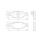 Pastilha Freio Dianteira Compativel Celta 2010-2016 Lonaflex P82