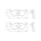 Pastilha Freio Dianteira Compativel Gol 2012-2018 Lonaflex P1346